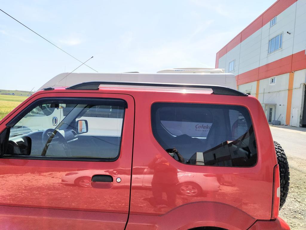 Рейлинги Skyport (черные) для Suzuki Jimny 1998-2018 гг