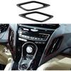 Crosselec Carbon Fiber Style Center Console Dashboard Air Outlet AC Vent Cover Trim Accessories for 2019-2025 Acura RDX