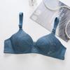 Foreign trade models, middle-aged and elderly people without steel rims, thin cups, lace bra covers gather in three rows of stock.