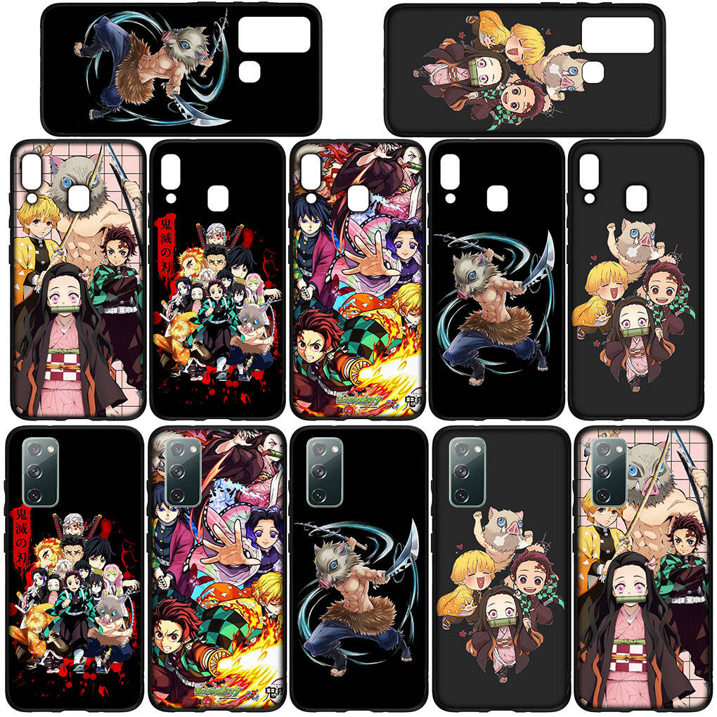 Hülle für iPhone 17 16 15 Xiaomi Poco Redmi Note 14 13 12 11 Pro Max Samsung Galaxy S25 S24 OPPO Huawei Demon Slayer Anime Nezuko Tanjirou Handyhülle