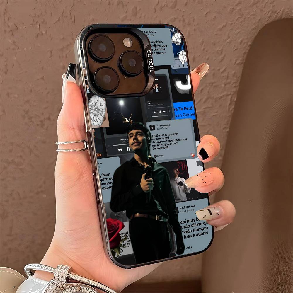 

Ivan C-Cornejo Mirada phone case for iPhone 17 17Air 16 15 14 13 12 11 Pro Max Plus Colorful Silver iPhone 11