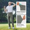 Pánské ležérní elastické slim fit turistické kalhoty, lehké golfové kalhoty