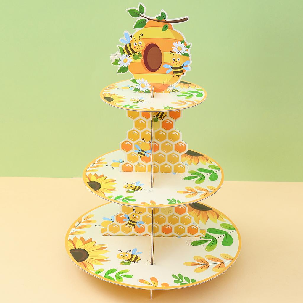 Bee Hive Theme PE Tablecloth Happy Birthday Party Decor Kids Wedding Baby Shower Party Supplies Kitchen Dining Table Cover