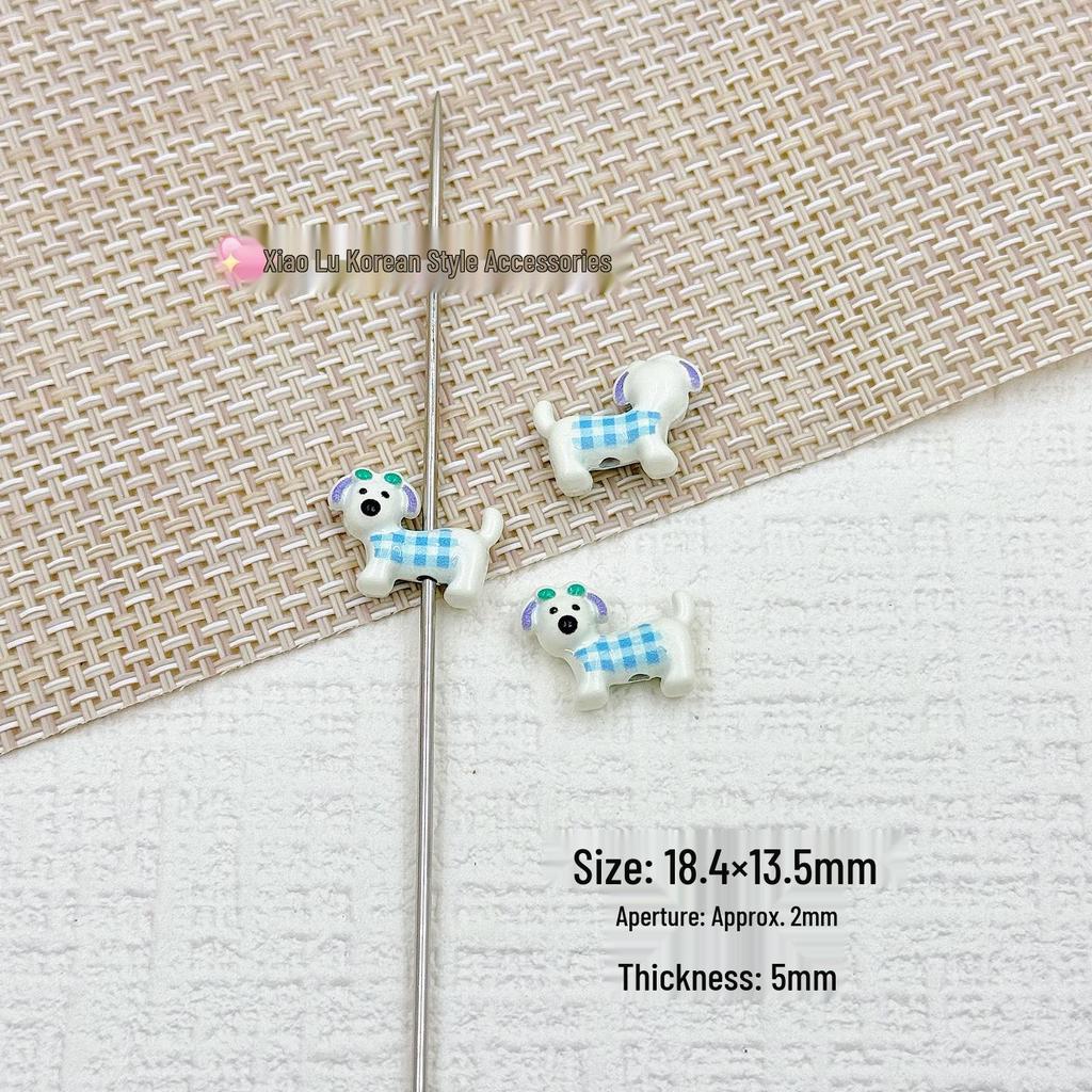 Cartoon-Welpen-Perlen für DIY-Schmuck & Accessoires