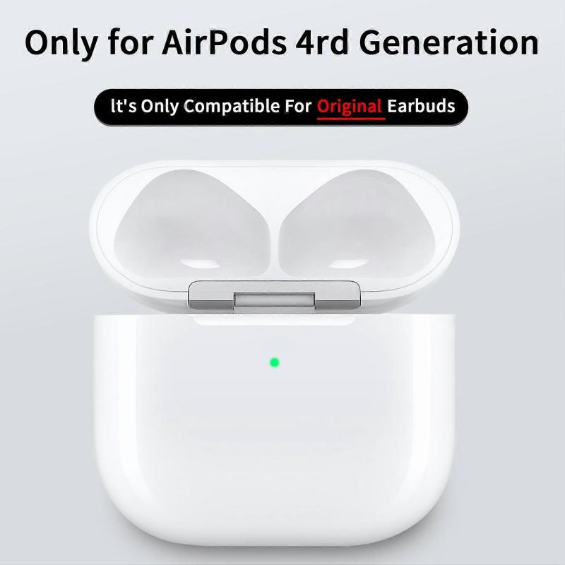 F0o Für Apple AirPods 4 Ladeetui Bluetooth Kopfhörer USB-C Anschluss n8k Kabellose Ladebox