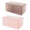 Jewelry Box 3 Layer 72 Cells Antioxidant Acrylic Clear Jewelry Organizer for Earring Necklace