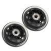 2pcs Skate Wheels Low Noise 608 Bearing Skates Inline Skating Replacement Wheels with Bearings for Indoor Outdoor