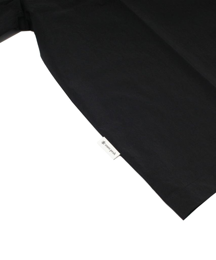 Snow Peak Root Women's Pocket Short Sleeve T-Shirt, Medium, Black