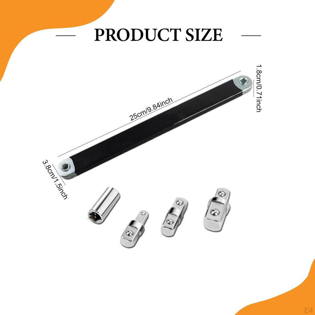 Extension Bar for Impact Wrenches And Confined – Ideal in Hard-to-reach Places.