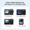 60M Bluetooth Remote Control For DJI OSMO Action 6 / 5Pro / Action 4/OSMO 360 Camera Accessories With Wrist Strap Screen Display
