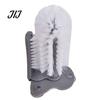Durable Plastic Scrubber Suction Cup Bottle Brush, Wall Mounted Rotating Cleaning Scrubber, Home Kitchen Gadget Thick Bristles Sink Accessory