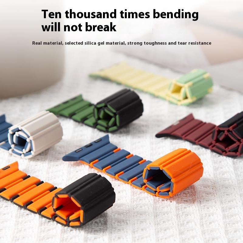 For Apple Watch 10 46mm/Ultra 2/Ultra 49mm/9 8 7 45mm/SE (2023) SE (2022) SE 6 5 4 44mm/3 2 1 42mm Magnetic Smartwatch Band