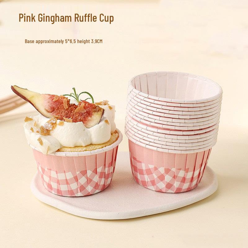 High-Temperature Resistant Ruffled Edge Cupcake Liners for Air Fryer and Baking