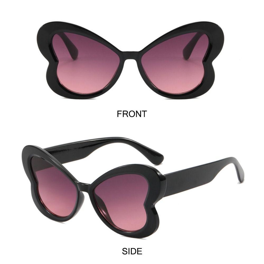 Stylish Candy Color Butterfly Sunglasses Gradient Colorful Women's Cat Eye Sun Glasses UV400 Ladies Party Eyewear