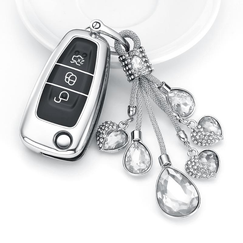 Aplicabil pentru capacul cheii Ford Maverick13-18Fox17-18Model Ruiou Carcasă de protecție pentru chei auto