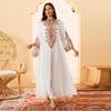 AB417 Autumn/Winter 2024 Women's Embroidered Muslim Robe for Middle East Market