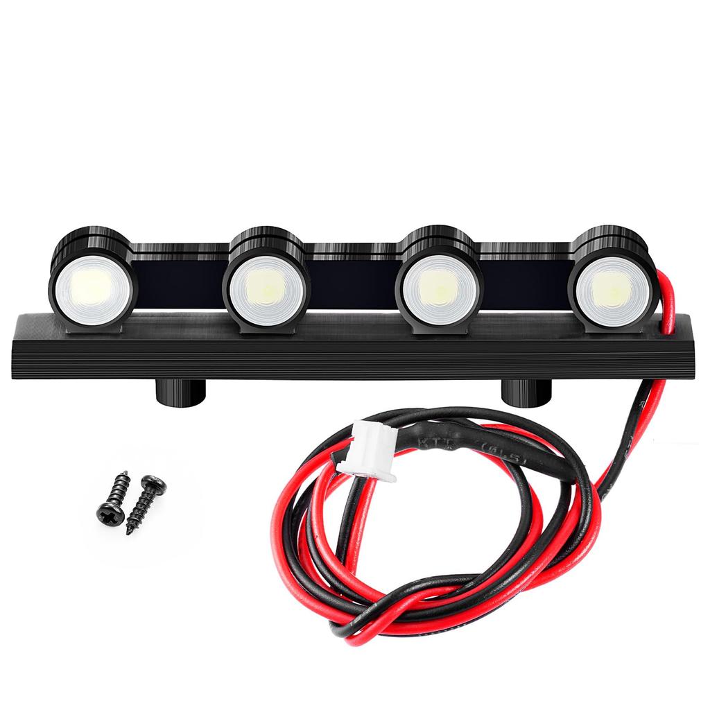 TRZX 4LED Roof Light Bar Kit for 1/18 Traxxas TRX4-M K10 F150 RC Crawler Car