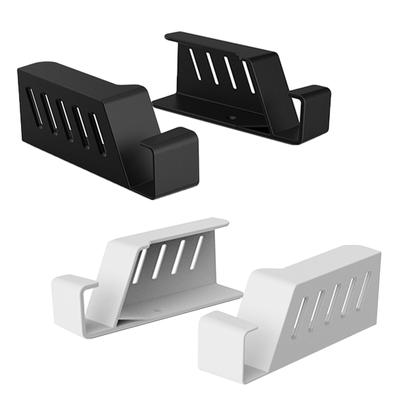 Wall Mount Holder Sturdy Stylish Shelf Space Saving Storage Organizer Bracket Stand For Wifi Router Laptop