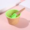 Vibrant Color Ice Cream Bowls With Spoons Dessert Sundae Dishes Set For Birthday Holiday Party Ice Cream Favor Gift Decor