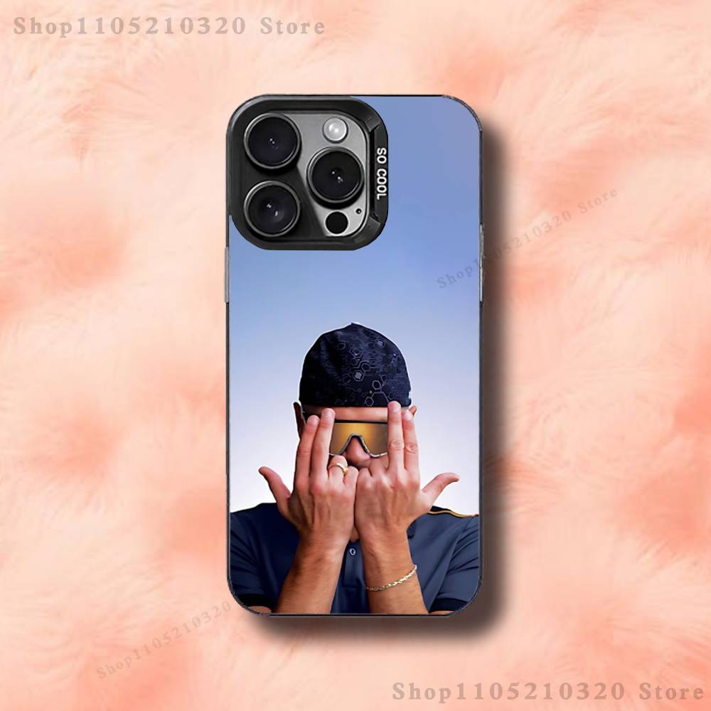 Rapper J-JUL Phone Case For iPhone 17,16,15,14,13,12,11,Pro,Max,Plus,E,Air,Mini Black Tpu Cover