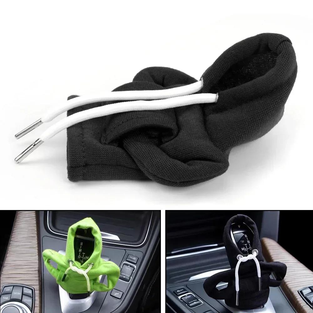 Universal Gear Shift Hoodie Cover Shift Cover Gear Handle Decoration Fits Manual Automatic Car Shift Lever Interior Decor Casual