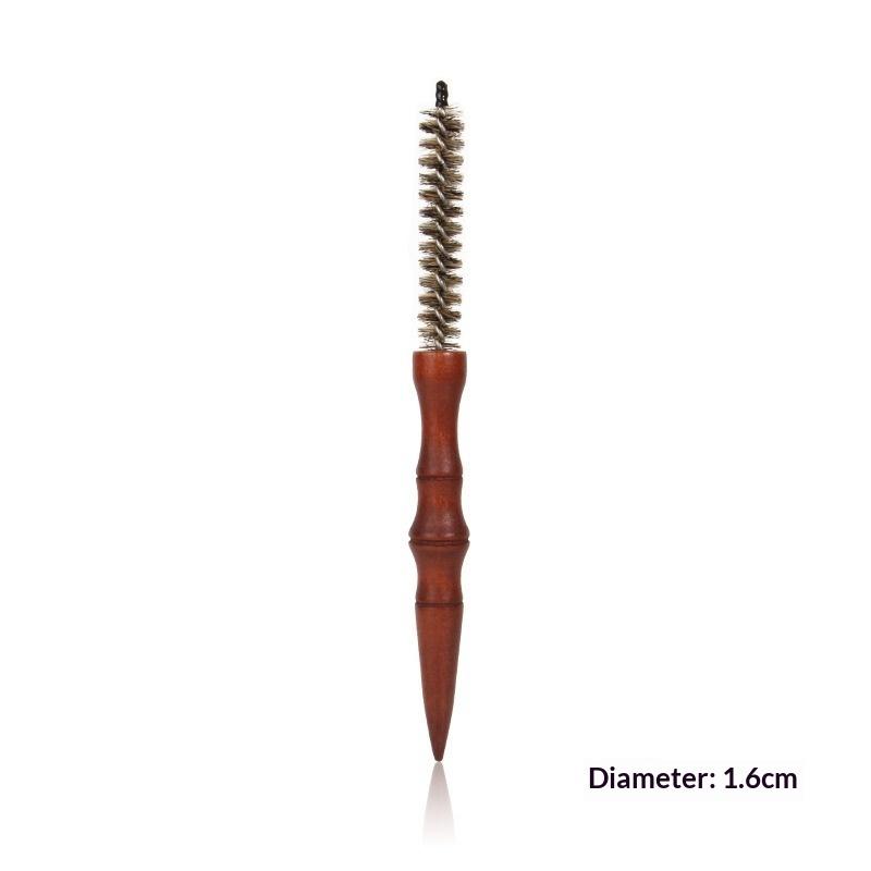Boar Bristle Hair Brush Natural Boar Bristle Smooth Wooden Handle Hair Softening Comb for Home Salon Men Women