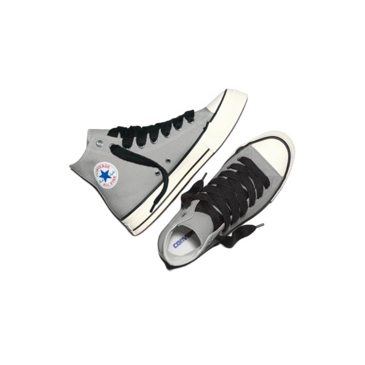 Converse Lace-Up Round Toe Retro Shock Absorption High-Top Canvas Shoes Unisex Sneakers A18843C