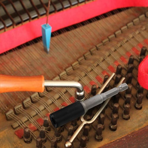 STOBOK 3-Piece Tuning Pin Socket Piano Wrench for Piano Tuning, Piano Tuning Pins, Piano Tuning Keys, Musical Instrument Wrench, Piano Tuning Tool, Pi