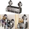 Wall-mounted Bathroom Toothpaste Rack Toothbrush Cup Holder  Bathroom Household Shelf Accessories
