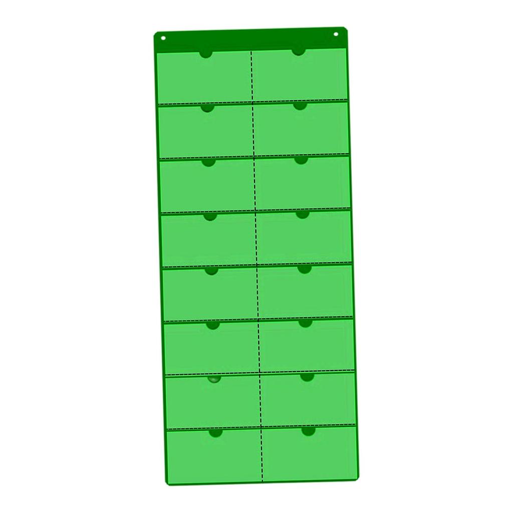 Classroom Calendar Pocket Chart Blank Monthly Calendar Index Card Holder Space Saving Versatile Wall Organizer for Teacher