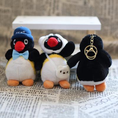 Cartoon Penguin Plush Keychain Toy Pendant Soft PP Cotton Filling Creative Key Ring Bag Charm Gift for Girls Boys Family Festivals