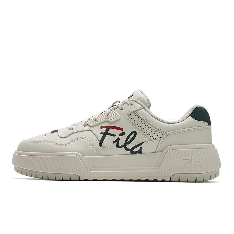 Fila Campus Square Shoes Fashion Simple Personality Retro Casual Comfortable Versatile Low-Top Skate Shoes Men Sneaker White F12M512205FWG