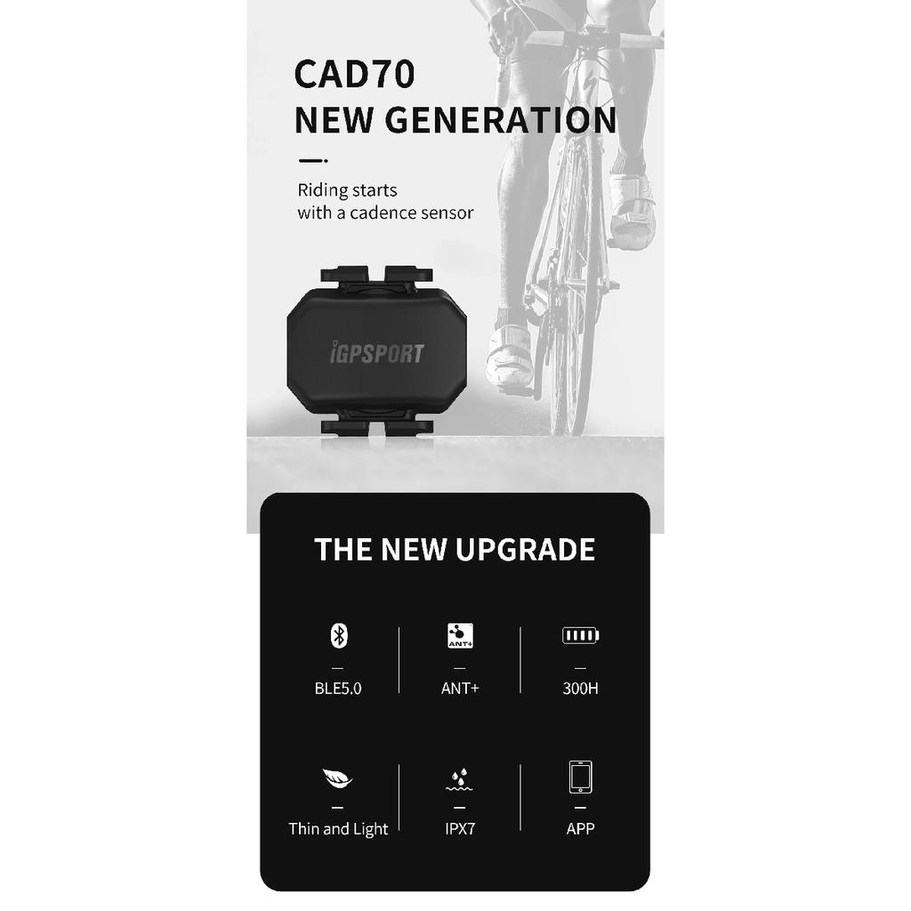 IGPSPORT IGS Senzor rychlosti Senzor kadence Bezdrátový Bluetooth ANT+ SPD70 CAD70 Držák senzoru pro cyklopočítač Držák Příslušenství pro jízdní kola