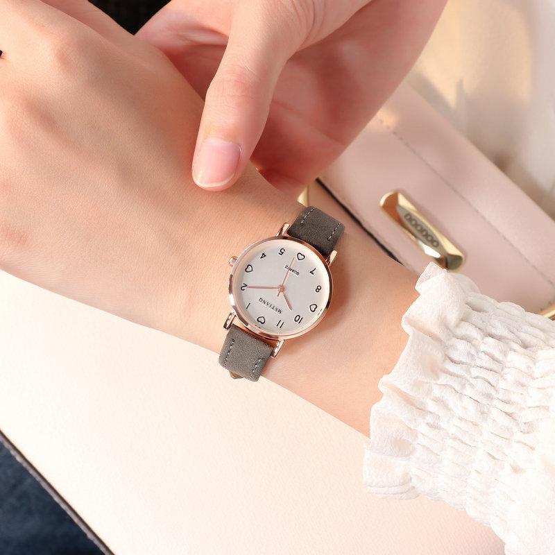 Simple Trendy Women'S Watches, Junior High School Girls, Girlfriends, Casual Fashion, Personality, Forest Women'S Watches