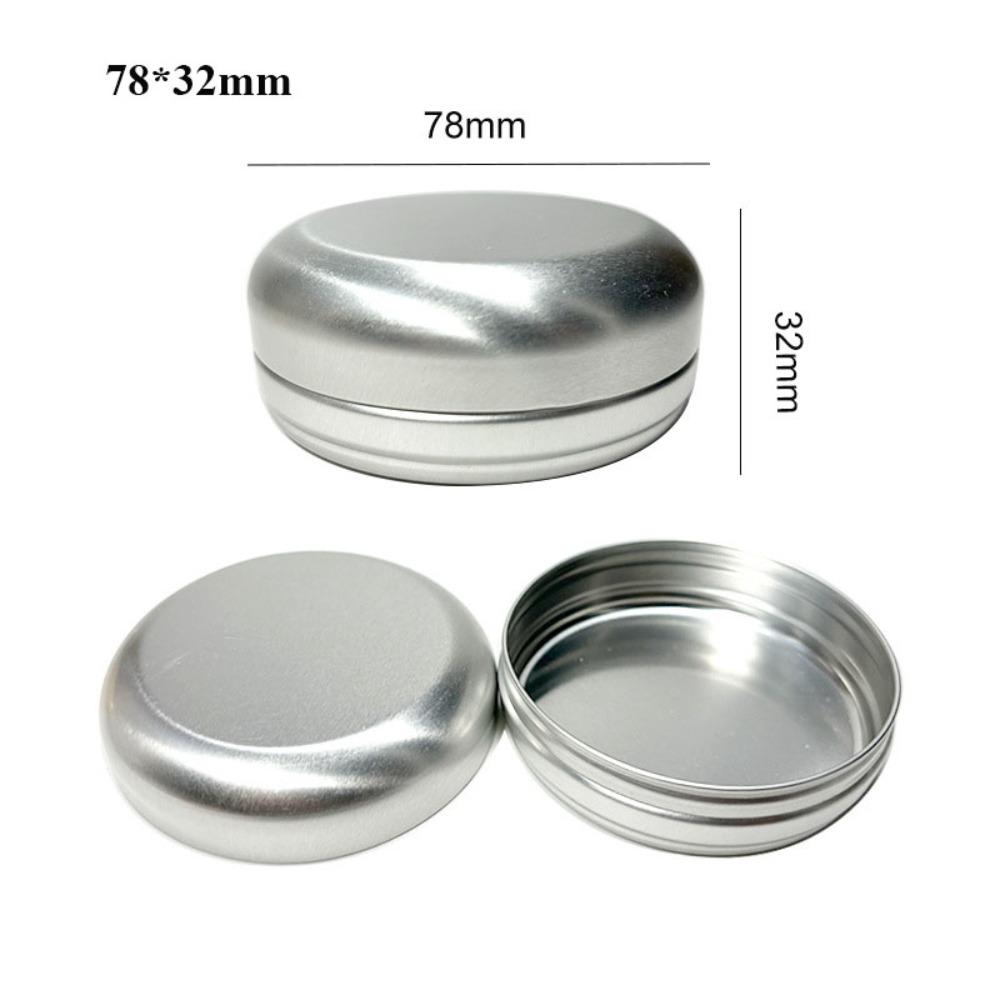 

Hollow Out with Holes Aluminum Tin Container 8 Styles Empty Can New Lip Balm Candle Jar 7