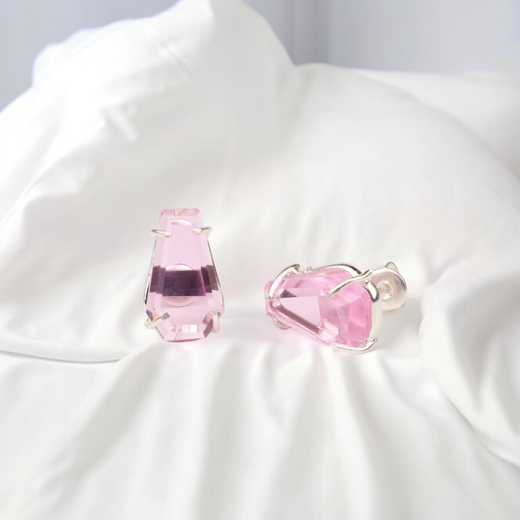 Sällsynt Morganit Ädelsten 925 Sterlingsilver Smycken Handgjorda Stiftörhängen 0.6" EE-131-6