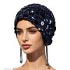 Polyester Sun Protection Cap With Embroidered Flowers For Summer And Winter Wear