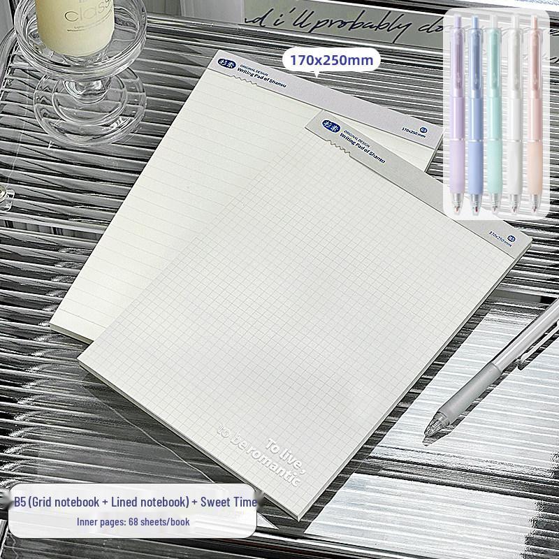 Tearable Portable Small Notebook Planner with Sticky Notes and Memo Pad