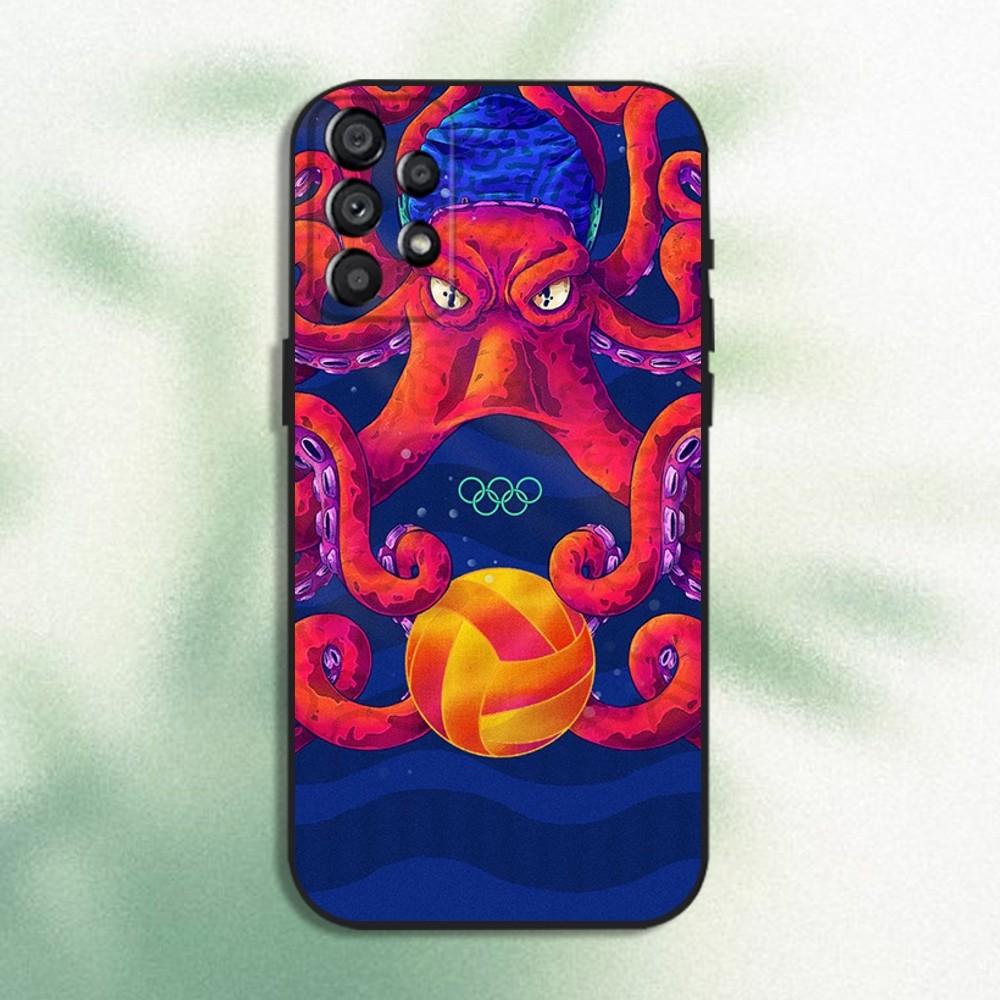 

Water Polo Sports Phone Case For Samsung Galaxy A20,A21s,A22,A31,A32,A52,A53,A72,73,A80 Soft Black Cover Samsung a70
