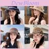 Cotton Summer Sun Hat With Wide Brim And Adjustable Fit For Outdoor Travel And Sun Protection