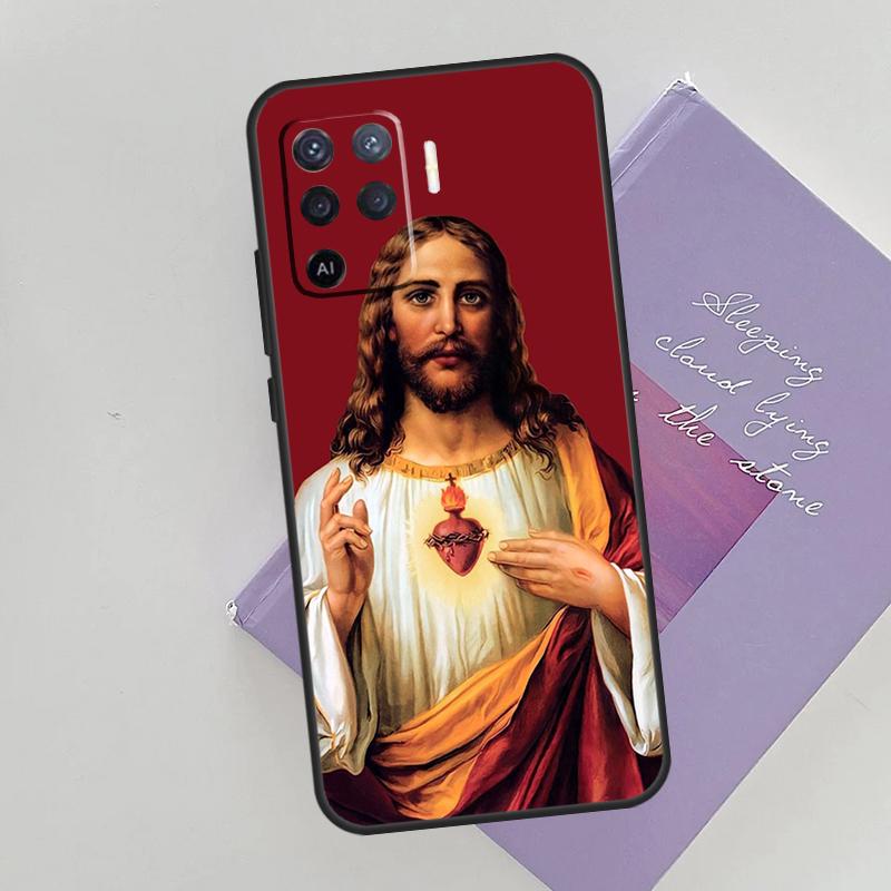Jesus Christ God Phone Case For Oppo A96 A76 A16 A74 A53 A54 A94 A15 A17 A52 A72 A57S A58 A78 A98 A79 Cover
