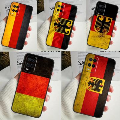 Germany Flag Banner Case For OPPO A54 A74 A94 A98 A78 A79 A16 A76 A96 A5 A9 A17 A77 A15 A52 A72 A53 A57S Cover