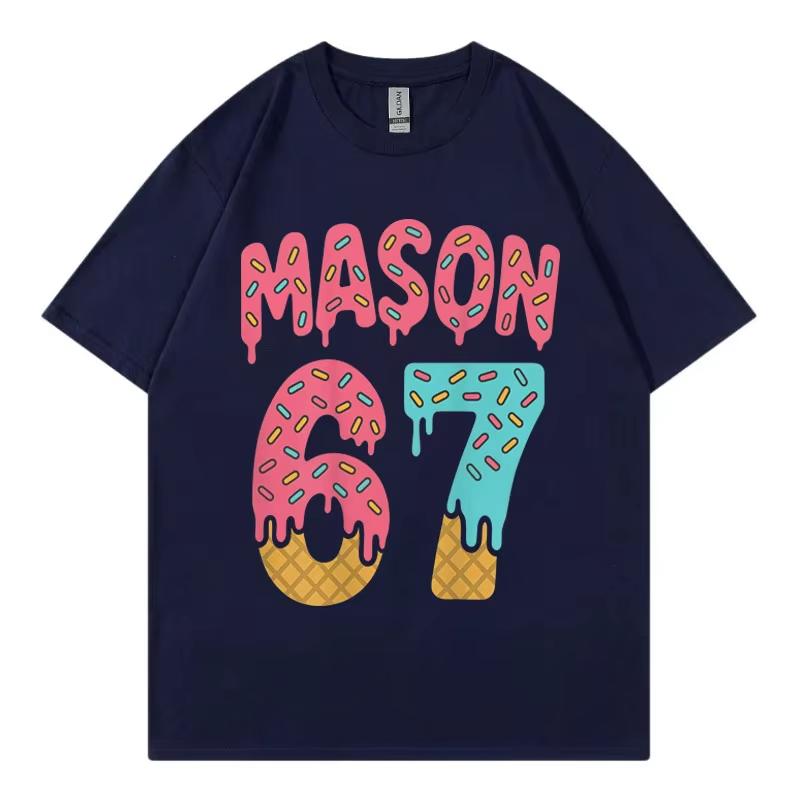 Funny Ice Cream Meme T Shirt Fashion Y2k Clothing Short Sleeve T-shirts High Quality Cotton Oversized T-shirts Unisex Streetwear