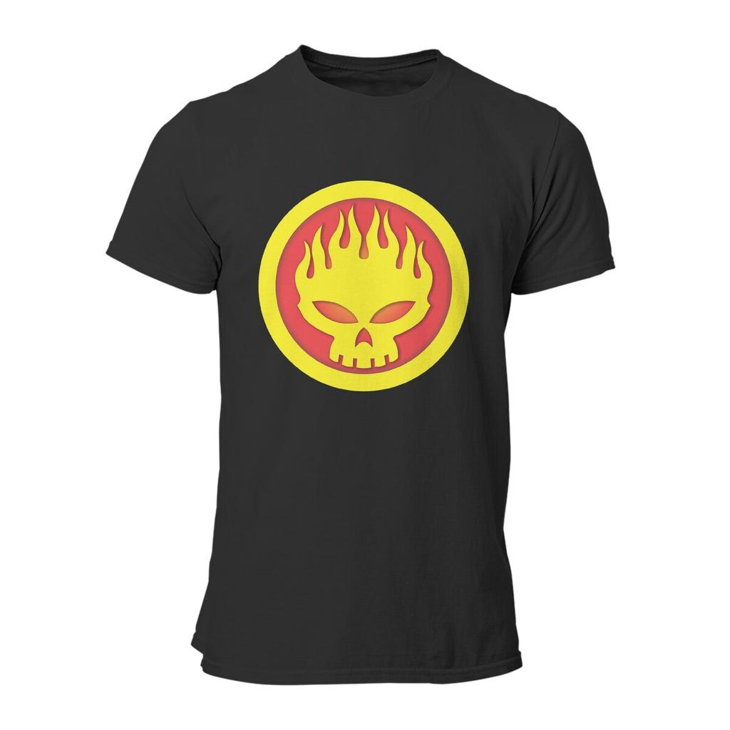 Flames Skull Logo T-shirt