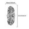 Retro Floral Chicano Tattoo Stickers: Waterproof, Long-lasting, Realistic Tattoo with Herbal Fruit Juice Design for Arms