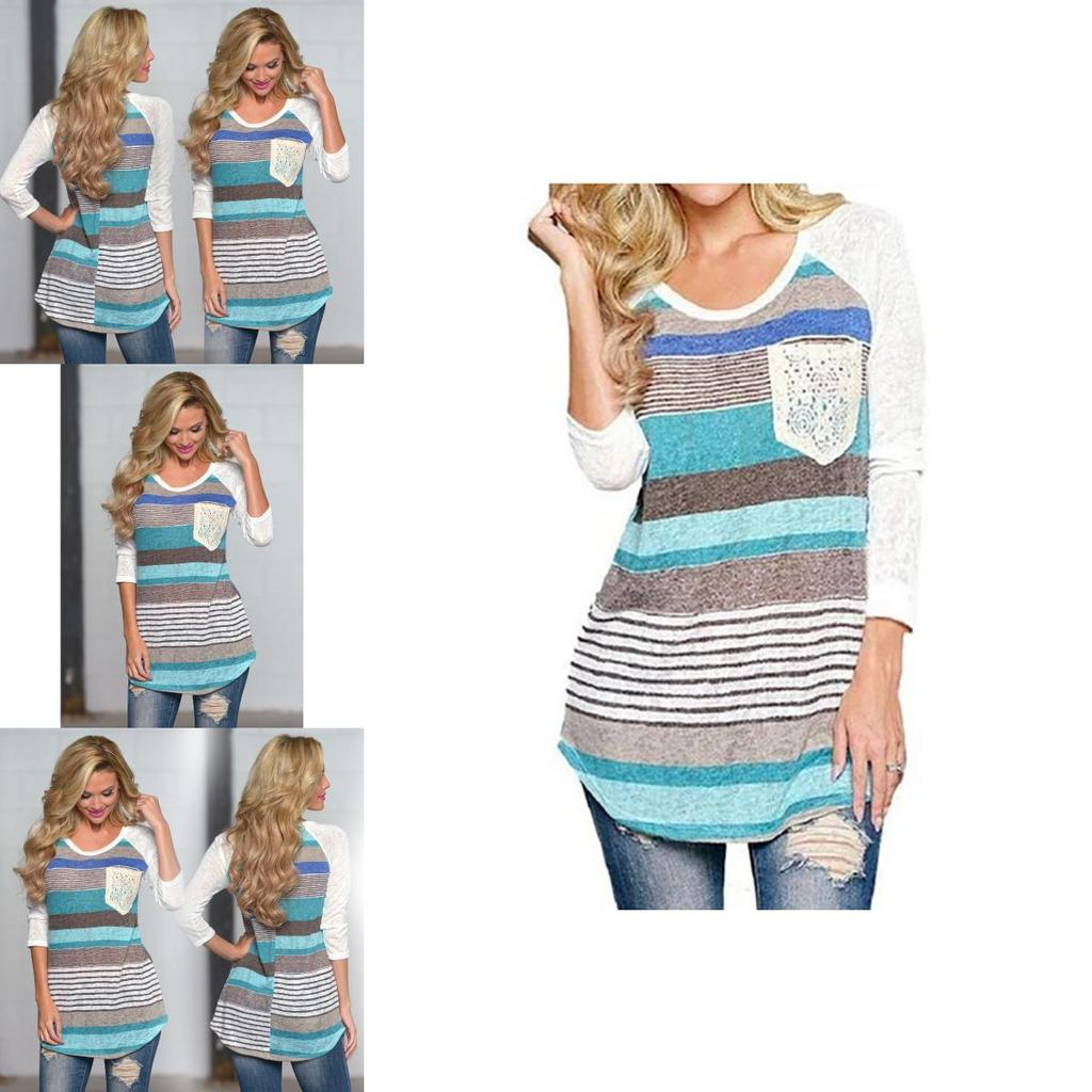 Womens Casual Cotton T Shirt Loose Fit Fashion Shirt Long Sleeve Top For Daily Wear