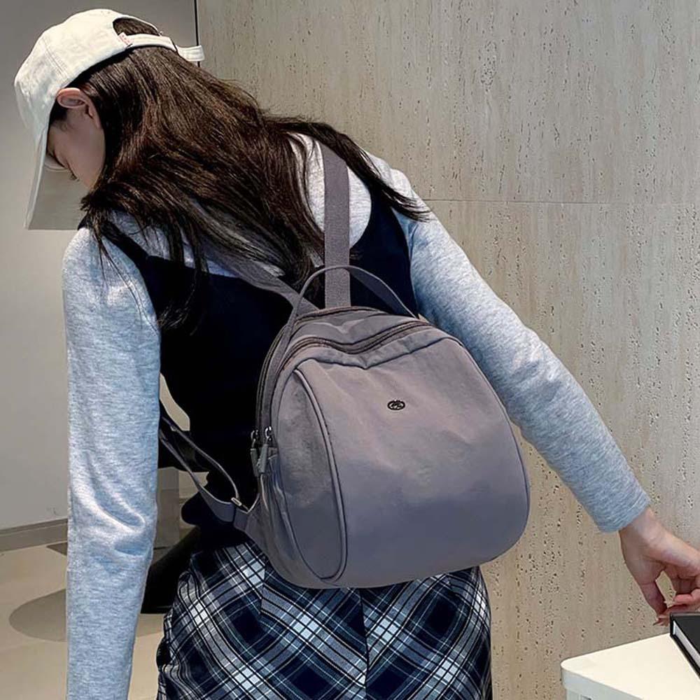 Anti-Splash Water Casual Daypack Japanese Style Shoulder Pouch Oxford Cloth Backpack  Men