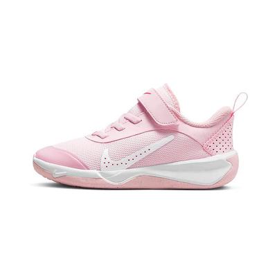 Slip Resistant Abrasion Resistant Low Top Kids Lifestyle Shoes White Pink Kids' DM9026-600