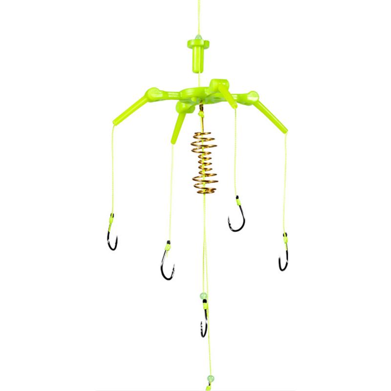 Fishing  Tool  Square Bait Case With Hook Carp Fish Reservoir Pond Fishing Accessories