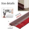 1PC 1m/39.37inch Door Bottom Seal Strip Flexible Windproof Insect-proof Noise Reduction Home Draft Stopper Tear-resistant Seal B